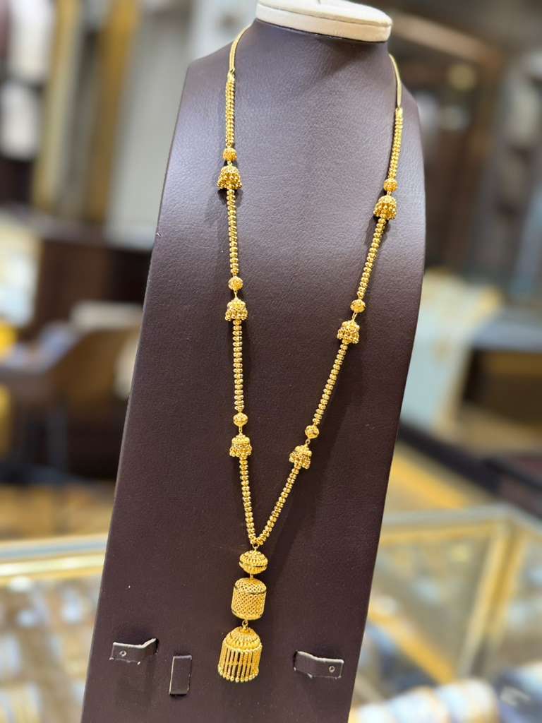 22K Gold Long Necklace - SB28966